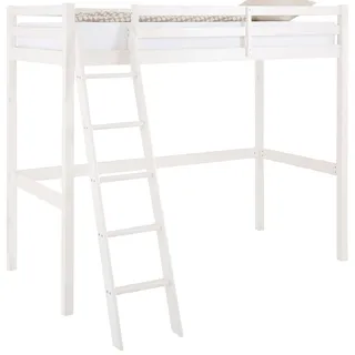 OTTO home Hochbett Alpi 90 x 200 cm Kiefer massiv weiß