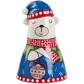 Egan Weihnachtsglocke Bär 6 cm x 9 cm