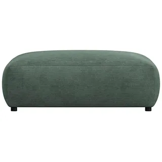 flexlux Pouf »Lucera« modern & anschmiegsam, Kaltschaum, Stahl-Wellenunterfederung grün