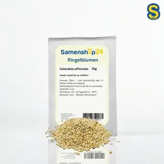 Ringelblumen Calendula officinalis fl. pl. Orangekugel 1kg - 1 kg