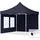 Faltpavillon 3 x 3 m inkl. 2 Seitenteile Dunkelgrau