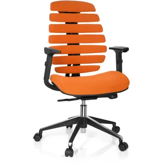 HJH Office Ergo LINE II Stoff Orange