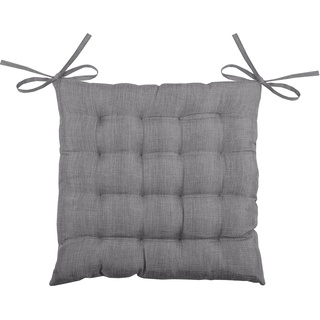 Lovely Casa Bea Sitzkissen 16 Punkte Polyester anthrazit 40 x 40 cm