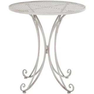 Beliani Cilento Gartentisch Ø 71 x 75 cm Grau