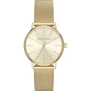 Armani Exchange AX5536 LOLA Uhr Damenuhr Edelstahl gold - Gold