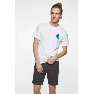 Santa Cruz T-Shirt "SCREAMING HAND CHEST T-SHIRT", weiß