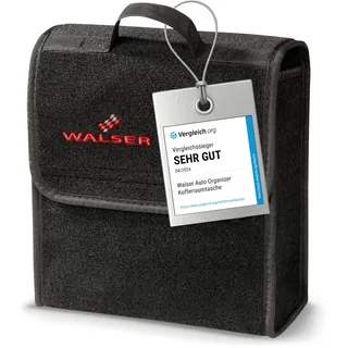 Walser Auto Organizer Toolbag Größe S, Kofferraum Organizer, Gadget, Aufbewahrungsbox, Tasche, Zubehör - 28x14x28 cm Schwarz