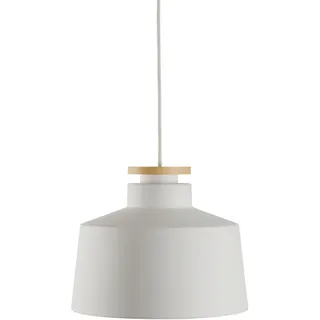 Belid Hängeleuchte , Weiß , Holz, Metall , Esche , 26 cm , Ce , Lampen & Leuchten, Leuchtenserien