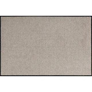 Erwin Müller Fußmatte Mainz, Schmutzfangmatte, Sauberlaufmatte uni sand Größe 100x120 cm - rutschfest, pflegeleicht, für Fußbodenheizung geeignet (weitere Farben, Größen)
