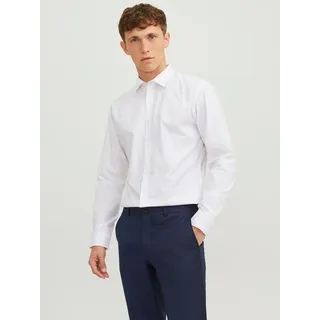 JACK & JONES Langarmhemd Weiß L