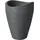 Wave Globe High Ø 50,5 x 67 cm Schwarz-Granit