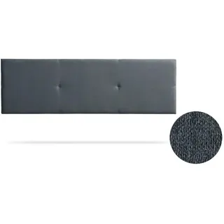 Kopfteil gepolstert Alma Aqualine 160x50x5 cm - Dunkelgrau - Moonia , Holz , 160x5x50 cm , Bett-Kopfteile
