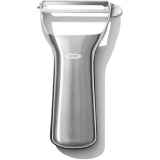 Oxo Steel Sparschäler schwenkbar 19 cm Grau