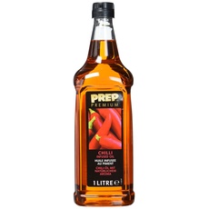 PREP PREMIUM Chiliöl 1 x 1000 ml PET - Infused Oil verleiht Grillfleisch, BBQ-Gerichten, Fisch und Gemüse einen pikanten Hauch von Schärfe Öl mit Chili