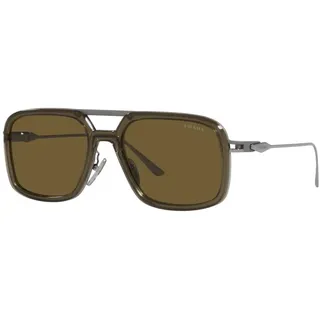 Prada 0PR 57ZS 55 18F01T Sonnenbrille, Unisex, Erwachsene, Mehrfarbig (Mehrfarbig), Einheitsgröße