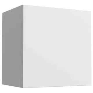 Mama Store Hängeschrank/Würfelregal mit Push-Pull-Tür, Holzwerkstoff, glänzend weiß, Small