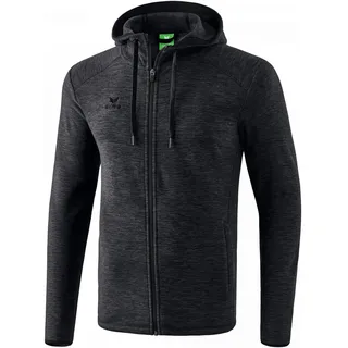 Erima Herren Wärmende Fleecejacke (2061901), schwarz melange, XXL