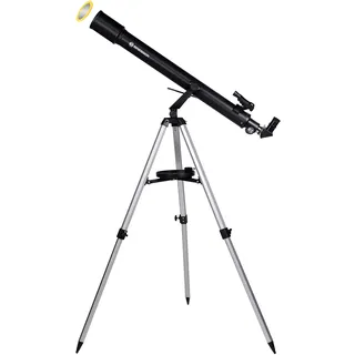 Bresser Sirius 70/900 AZ mit Smartphone-Adapter, Sonnenfilter, Stativ & Zubehör, für Himmelsbeobachtung & Astrofotografie