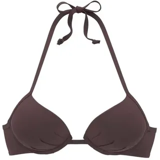 s.Oliver Push-Up-Bikini-Top »Rome« in verschiedenen unifarben, braun,