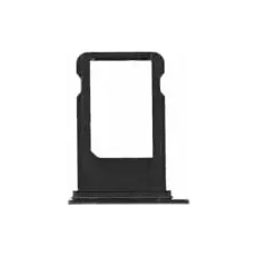OEM Sim Tray für iPhone 7 mattschwarz (SIM-Halterung, iPhone 7), Mobilgerät Ersatzteile