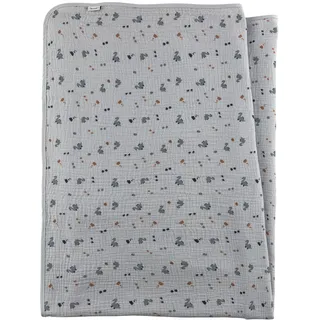 Sterntaler Sterntaler® »Babydecke Musselin DINO Rexi«, blau