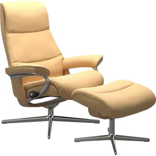 Stressless Relaxsessel View Kaltschaum 78 x 108 x 78 cm Gelb drehbar