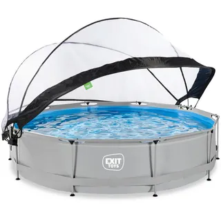 Exit Toys Pool-Set , Grau , Kunststoff , 76 cm , Freizeit & Co, Pools & Wasserspaß, Pools, Aufstellpools