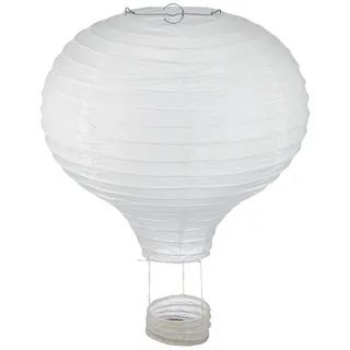 Rayher Papierlampion Heißluftballon 30 cm Weiß