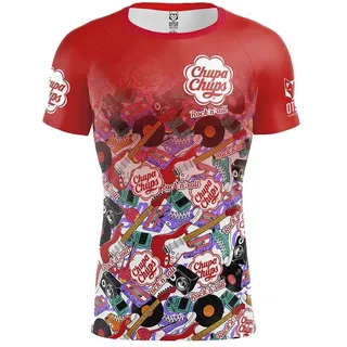 Otso Chupa Chups Rock ́n ́roll Kurzarm-t-shirt - Red - S