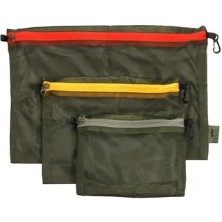 Tasmanian Tiger TT Mesh Pocket Set Rucksack Organizer Zusatz-Taschen in 3 Größen Oliv