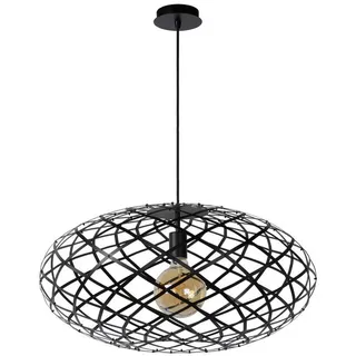 Lucide Hängeleuchte , Schwarz , Metall , oval , 162 cm , RoHS, Reach , höhenverstellbar , Lampen & Leuchten, Leuchtenserien