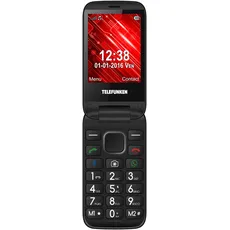 TELEFUNKEN TM360 Cosi Mobiltelefon, 2G und 3G (2,8 Zoll / 32 MB/Mono SIM/Android 4.4) Schwarz