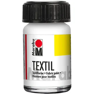 Marabu Textil Stoffmalfarbe 15 ml weiß