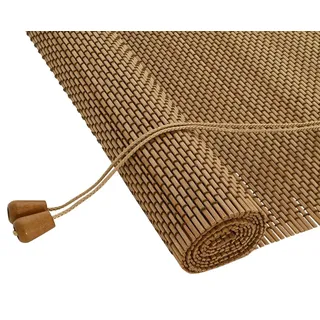 vidaXL Rollo Braun 140 x 160 cm Bambus - Braun