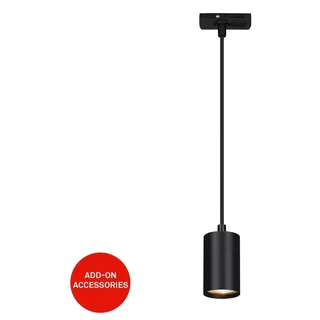 BRILONER - Schienensystem Rail Pendelleuchte, kombinierbar, Zubehör, Tracklight, - Schwarz