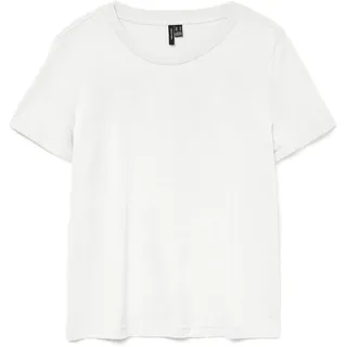 VERO MODA Damen VMPAULA S/S GA NOOS T-Shirt, Bright White, L