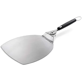 Weber Pizzaheber, aus Edelstahl, platzsparend - mit klappbaren Griff zum einfachen Verstauen, spülmaschinenfest - Schwarz/Silber (6691)