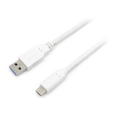 EQUIP 128363 USB 3.2 Gen 1 C auf A Kabel, M/M,  1.0m, 5Gbps, Weiß