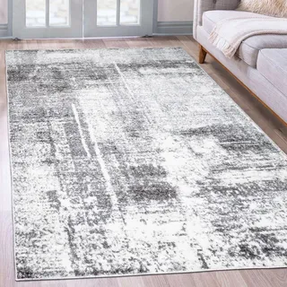 OTTO home Salsa Kurzflorteppich 240 x 320 cm Grau