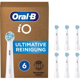 iO Ultimative Reinigung Aufsteckbürste weiß 6 St.