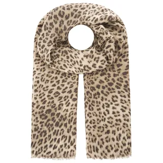 Zwillingsherz "Print Leo", Leomuster, Fransen an den Enden,