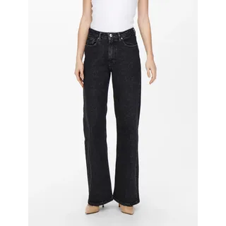 Only Juicy Wide Leg Schwarz 27/34