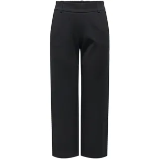 Only Onlpoptrash Life Mw Straight Culotte PNT Culotte Schwarz M