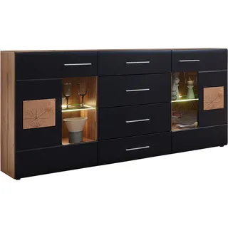 Innostyle Sideboard Sonate 170 x 93 x 40 cm schwarz