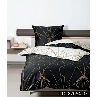 J.D. 87054 bronzebraun/schwarz 200 x 200 cm + 2 x 80 x 80 cm