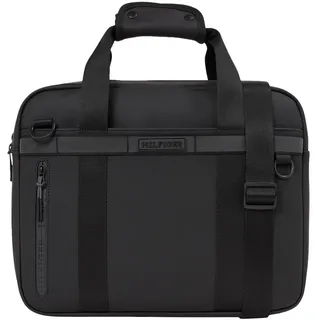 Tommy Hilfiger TH MONOTYPE COMPUTER BAG Laptoptasche Herren, Schwarz (Black), OS