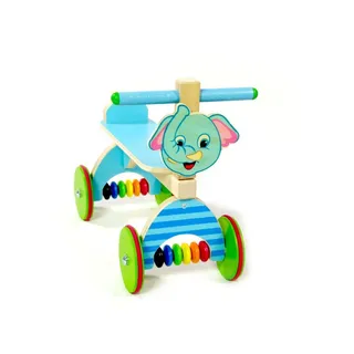 Holzspielzeug Rutscher Elefant blau BxLxH 410x190x340mm NEU Holzrutscher