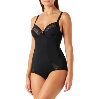 Sassa Damen Formender Body Body 989, Gr. 40 (Herstellergröße: 80B), Schwarz (Schwarz 500)