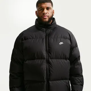 Nike Herren Daunenjacke M SF Club Puffer Jacket 550 IB2975-010 L - Black/White - L