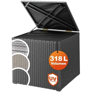 CASARIA Gartenbox 318 L 75 x 70 cm Schwarz